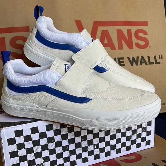 Vans Kyle 2 Sport Leather True Blue/White Mens