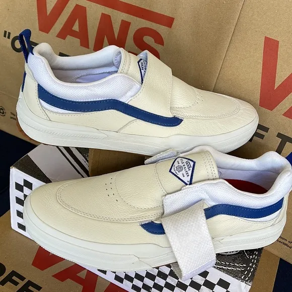 Vans Kyle 2 Sport Leather True Blue/White Mens