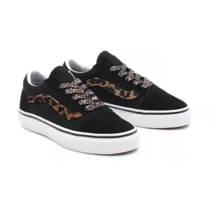 Vans Leopard Fur Old Skool Shoes, 7