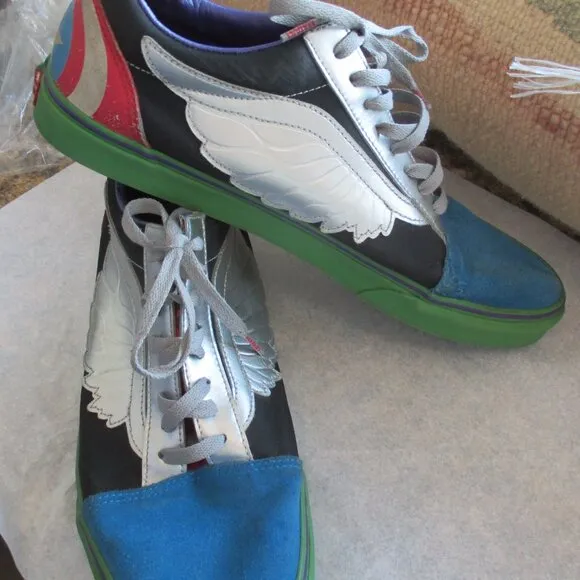 Vans Marvel Sneakers Captain America Avengers Sneakers Shoes Size 13 Mens Sport
