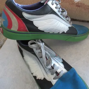 Vans Marvel Sneakers Captain America Avengers Sneakers Shoes Size 13 Mens Sport