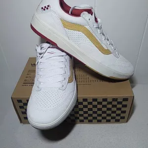 Vans  Men's 9.0 &quot;Zahba Vintage Sport&quot; Sneakers White Skate Shoes VN0007QQJ5K New