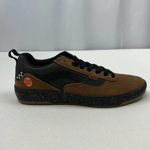Vans Mens Zahba VN0007QQBF0 Zion Wright Brown Multicolor Sneaker Shoes Size M7.5
