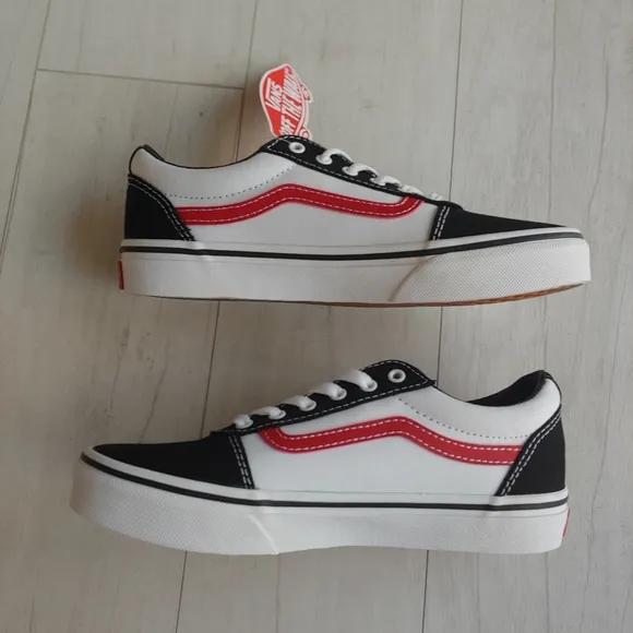 VANS NEW Old Skool Lace-Up Color Block Skate Shoes