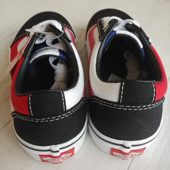 VANS NEW Old Skool Lace-Up Color Block Skate Shoes