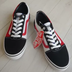 VANS NEW Old Skool Lace-Up Color Block Skate Shoes