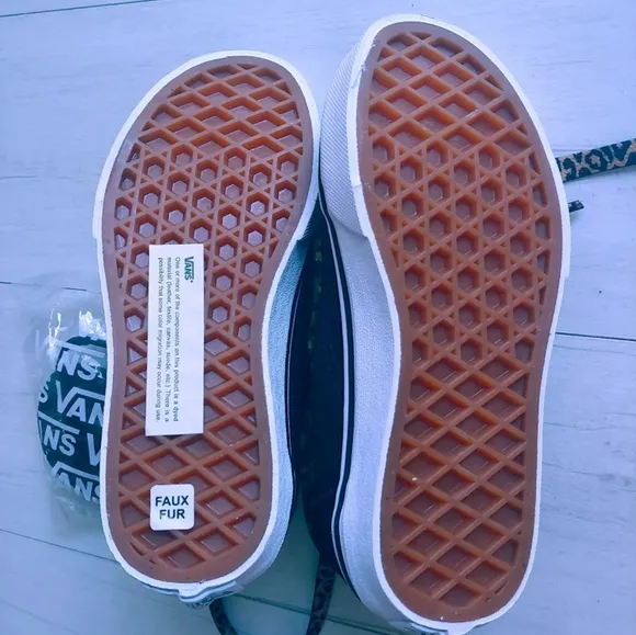 VANS NEW Toddler Old Skool Leopard Lace Up Shoes