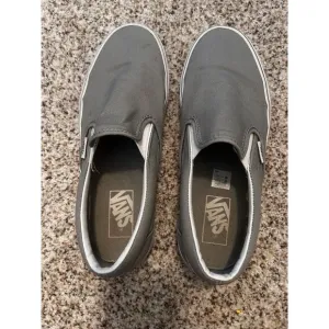 VANS Off The Wall Slip On Gray Men's Skateboard BMX Riding Shoes Size 7‎