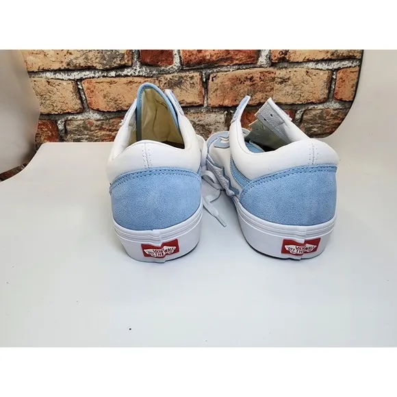 Vans Old Skool Bolt Baby Blue Skate Shoes Mens Sz 13 Rare Unc North Carolina
