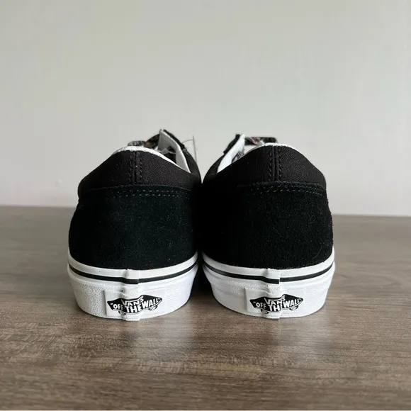 VANS Old Skool Leopard Fur / Black Shoe Junior Size 7 #844