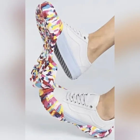Vans Old Skool Tape Rainbow Swirl Grey Swap Soles Tapered Modular sneakers sz 9