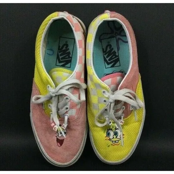VANS OTW Era-Men Sz 5/Women Sz 6.5-SpongeBob SquarePants Best Buds/Friends Shoes
