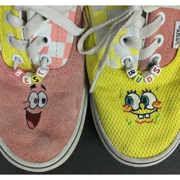 VANS OTW Era-Men Sz 5/Women Sz 6.5-SpongeBob SquarePants Best Buds/Friends Shoes