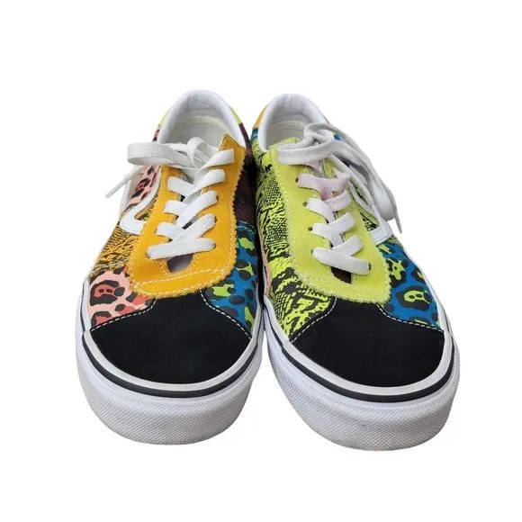 Vans Patchwork Sport Multi-Color Lace-Up Skate Shoes US Men's 6.5/Women's 8