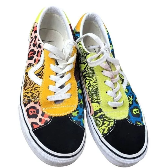 Vans Patchwork Sport Multi-Color Lace-Up Skate Shoes US Men's 6.5/Women's 8