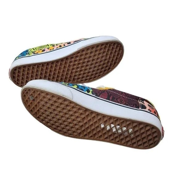Vans Patchwork Sport Multi-Color Lace-Up Skate Shoes US Men's 6.5/Women's 8