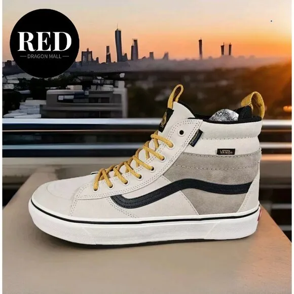 Vans Sk8-Hi MTE-2 Utility Pop White Multi Waterproof Boots - Men's Size 8