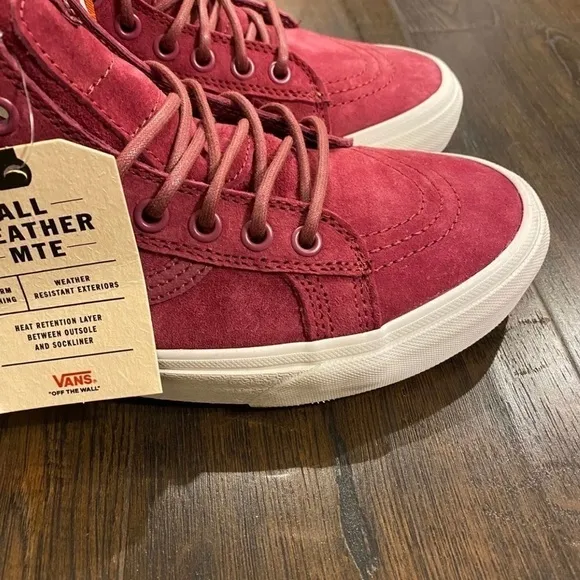Vans Sk8-Hi Mte Suede Sneaker Dry Rose Size 5 Women