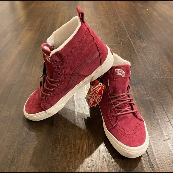 Vans Sk8-Hi Mte Suede Sneaker Dry Rose Size 5 Women