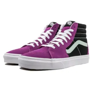 Vans SK8-Hi 'Vintage Sport' VN0A4BV6TGU Mens 7.5 Fuchsia Skateboard Shoes TF1069