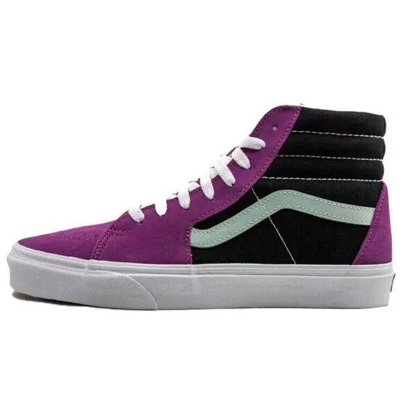 Vans SK8-Hi 'Vintage Sport' VN0A4BV6TGU Mens 7.5 Fuchsia Skateboard Shoes TF1069