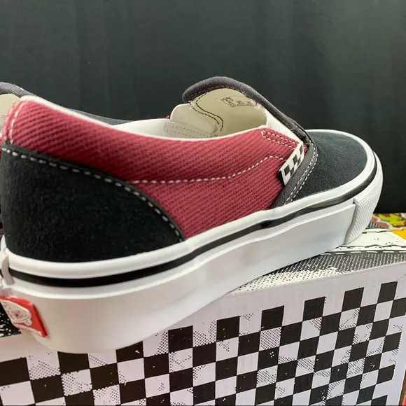 Vans Slip On Asphalt Pomegranate Women's Various Sizes