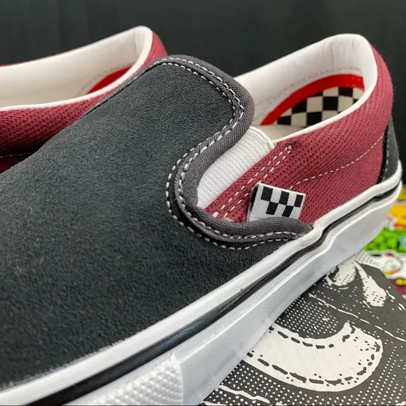 Vans Slip On Asphalt Pomegranate Women's Various Sizes