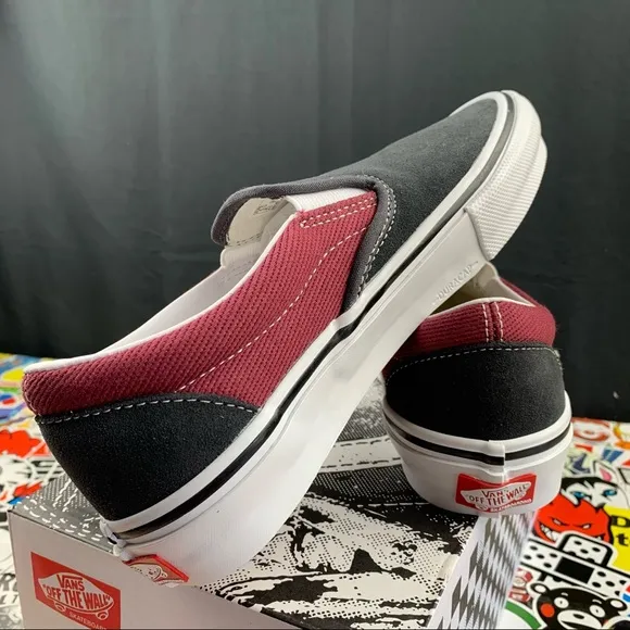 Vans Slip On Asphalt Pomegranate Women's Various Sizes