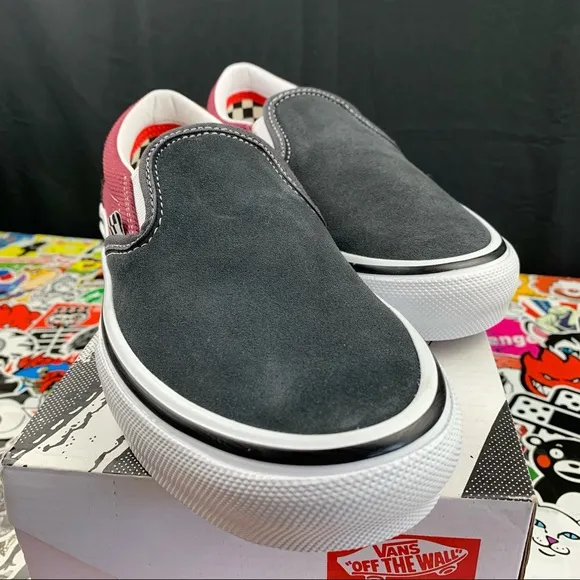 Vans Slip On Asphalt Pomegranate Women's Various Sizes