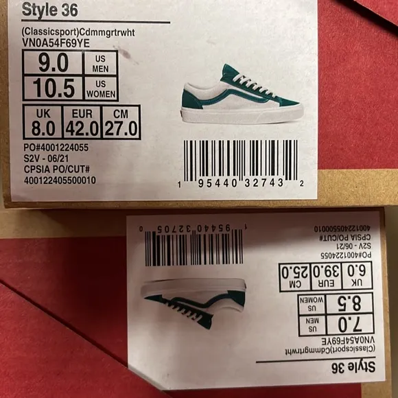 Vans Style 36 Classic Sport Cdmmgreen/True White WMNS