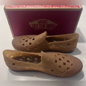 Vans TRK Mens Rubber Slip On Shoes in root beer size 12 NIB