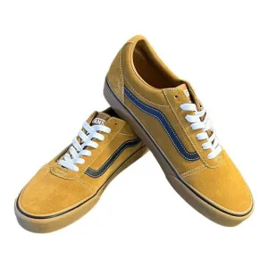 Vans Ward Suede/Mesh Golden Brown &amp; Black Skate Shoes Men’s Size 11