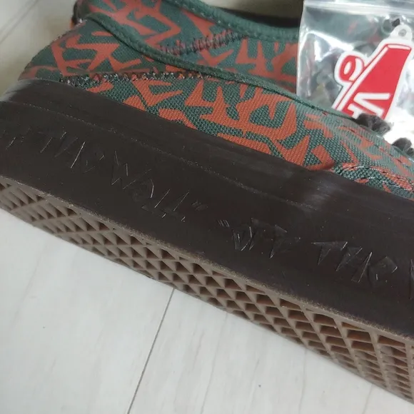 VANS x Taka Hayashi NEW Geo Camo &amp; Jungle Green Lace Up Shoes