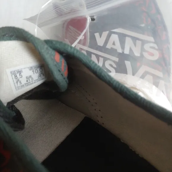 VANS x Taka Hayashi NEW Geo Camo &amp; Jungle Green Lace Up Shoes