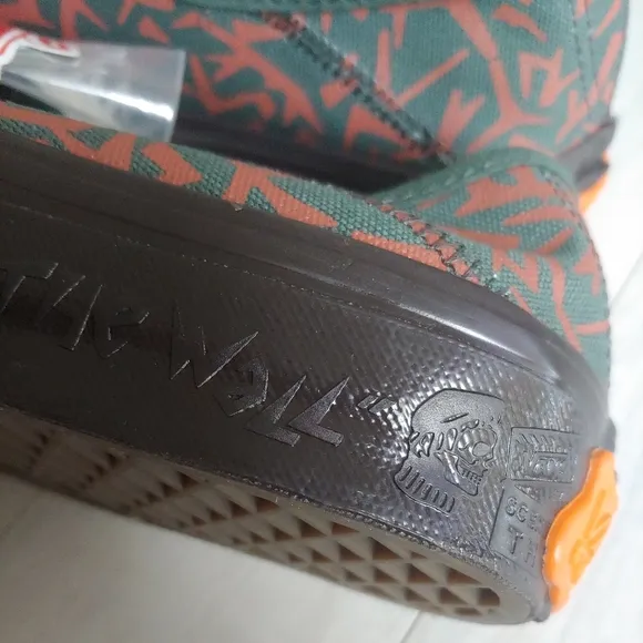 VANS x Taka Hayashi NEW Geo Camo &amp; Jungle Green Lace Up Shoes