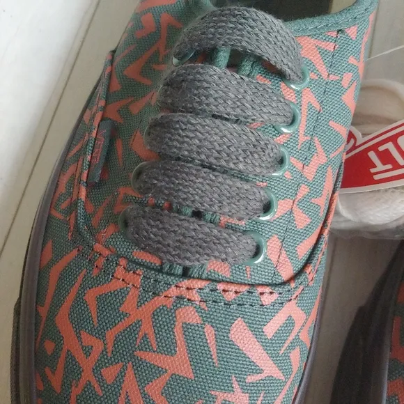VANS x Taka Hayashi NEW Geo Camo &amp; Jungle Green Lace Up Shoes