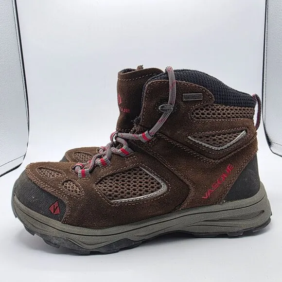 Vasque Breeze III Waterproof Kids SIze 3 Brown Hiking Boots Outdoors Casual Camp