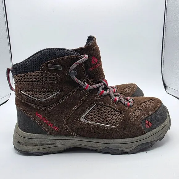 Vasque Breeze III Waterproof Kids SIze 3 Brown Hiking Boots Outdoors Casual Camp