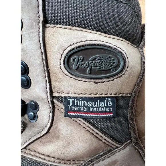 Vasque Men's 8 Clarion GTX Gore Tex Hiking Boots Tall Waterproof Leather Brown