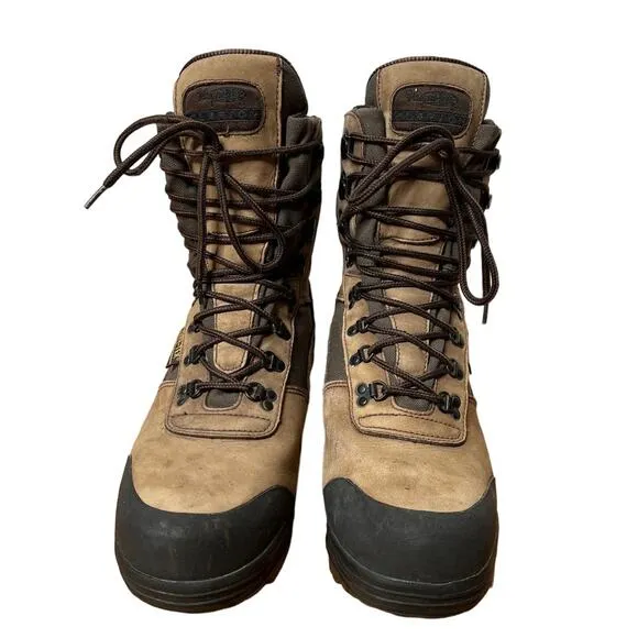Vasque Men's 8 Clarion GTX Gore Tex Hiking Boots Tall Waterproof Leather Brown