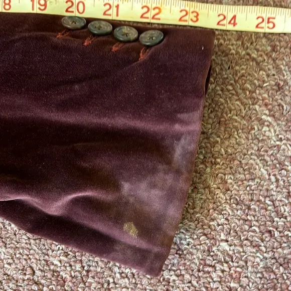 Velvet Blazer by Elevee.  Made for Travis Fisher NFL Size is
