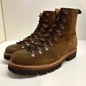 VERY GOOD Grenson Brady Brushed Brown Suede Hiking Boots UK 8.5 / US 9.5