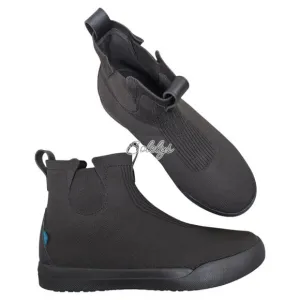 Vessi Weekend Chelsea Asphalt Black on Black DymaTex Knit Waterproof Boot Men 10