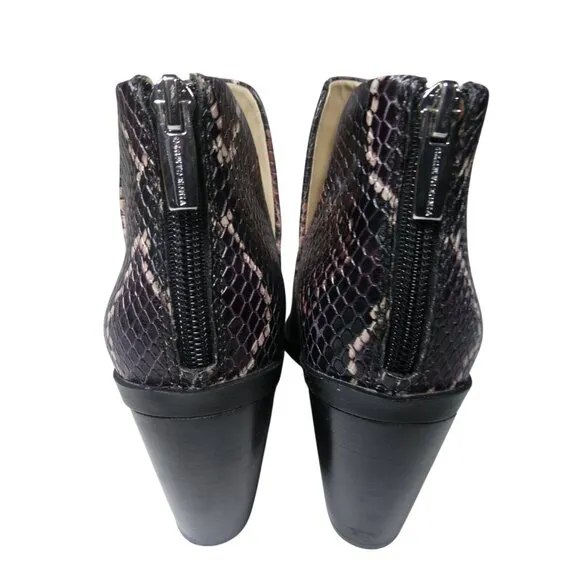 Vince Camuto VC-Gigietta Mauve Multitricolor Snake Skin Boots Size 8M