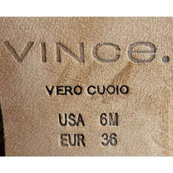 Vince Cypress Maggie Booties in Olive Green Suede NWOB Size 36 or US 6 Medium