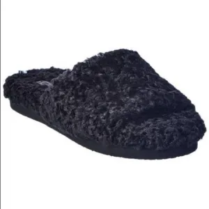 Vince Faux Shearling Slipper Kit B Shaggy Fuzzy Sandal Slippers House Shoes 5M