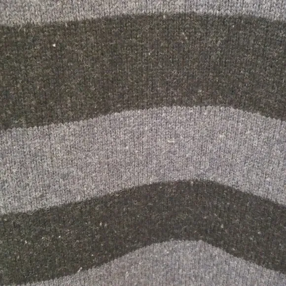 💕VINCE💕 Striped Shawl Collar Cardigan Hooded Alpaca Wool Cashmere Striped XS