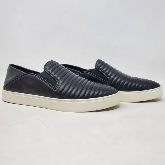Vince women’s quilted leather garvey sneaker