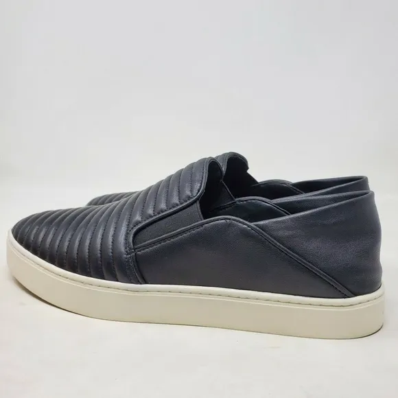 Vince women’s quilted leather garvey sneaker