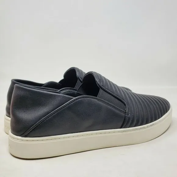 Vince women’s quilted leather garvey sneaker